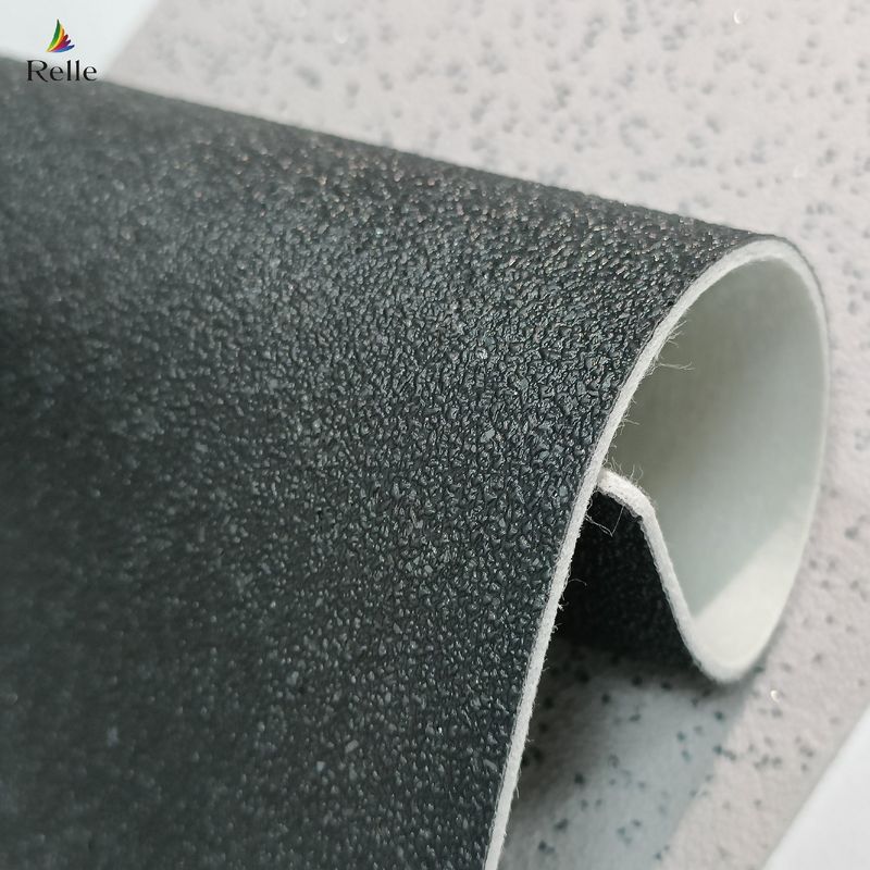 Αντιγλιστριστικό πάτωμα ασφαλείας Φελτ Back Emery PVC Safety Vinyl Floor για το Μετρό