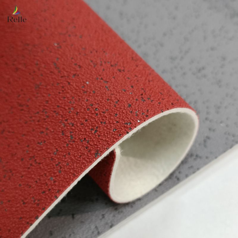 Αντιγλιστριστικό πάτωμα ασφαλείας Φελτ Back Emery PVC Safety Vinyl Floor για το Μετρό
