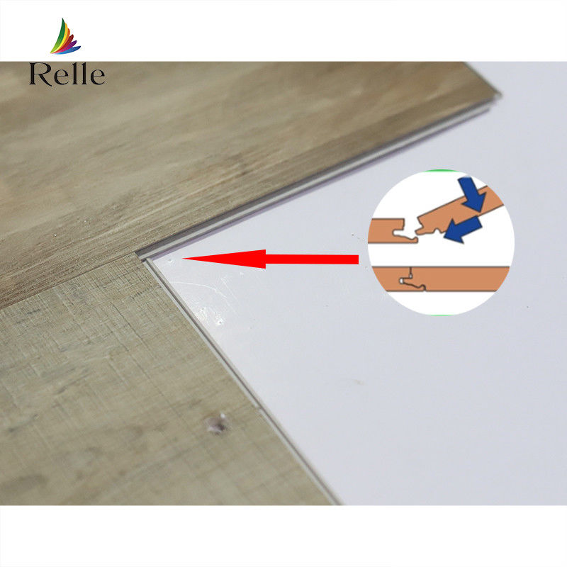 Relle SPC Κλικ Plank δαπέδα 4mm 5mm 6mm 7mm πάχος πολυτελή SPC δαπέδα