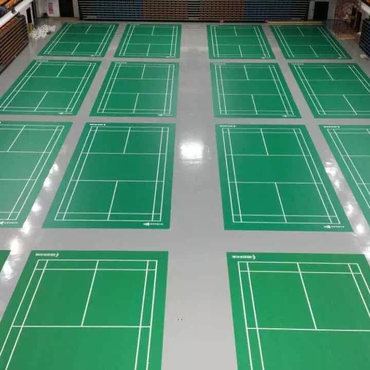 Αντιγλιστριστικό PVC βινύλιο πάτωμα γήπεδο badminton με κόλλα