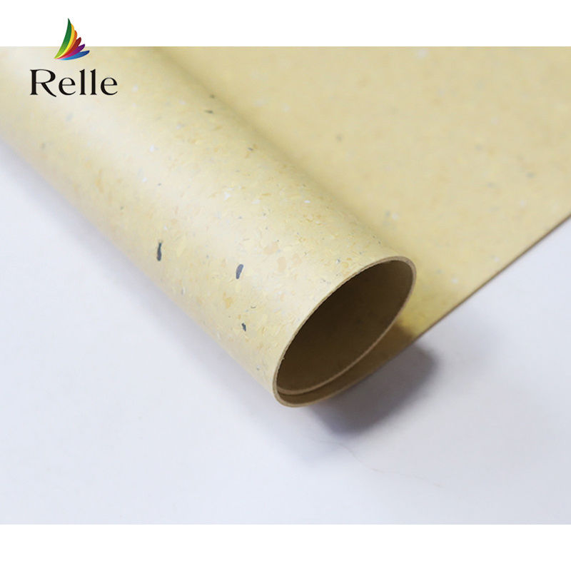 ΠΕΡ Επιχρισμός Relle Stock Lot Περιβαλλοντικά φιλικό PVC Ελαφρύ Μπεζ Βινύλιο Αντιστατικό πάτωμα για εργαστήριο
