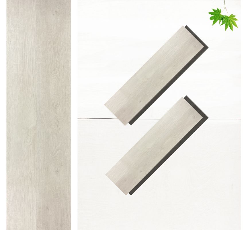 PVC SPC πάτωμα ξύλινη εμφάνιση βινύλιο πλάκα 8mm υβριδικό πάτωμα με ασβεστόλιθο ανάγλυφο