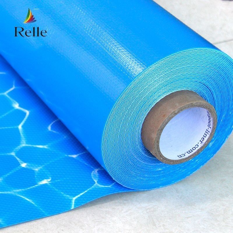 Ωκεανό Μπλε PVC Pool Liner Anti UV 1.5mm 1.2mm Ενισχυμένο PVC Liner για πισίνα