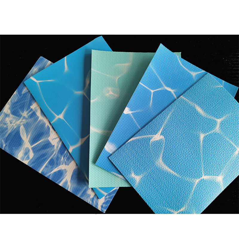 Ωκεανό Μπλε PVC Pool Liner Anti UV 1.5mm 1.2mm Ενισχυμένο PVC Liner για πισίνα