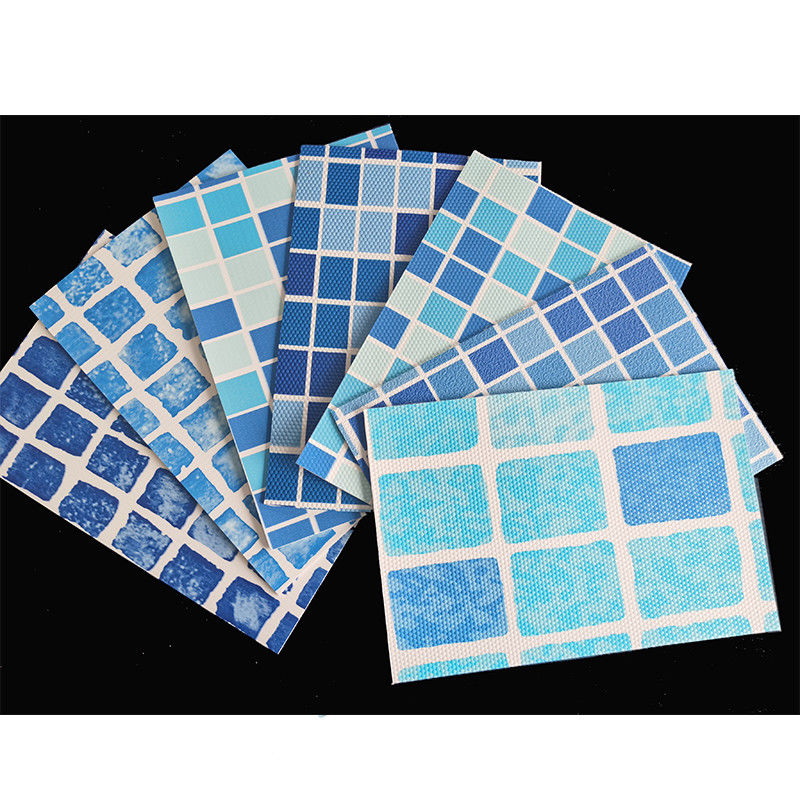 Ωκεανό Μπλε PVC Pool Liner Anti UV 1.5mm 1.2mm Ενισχυμένο PVC Liner για πισίνα
