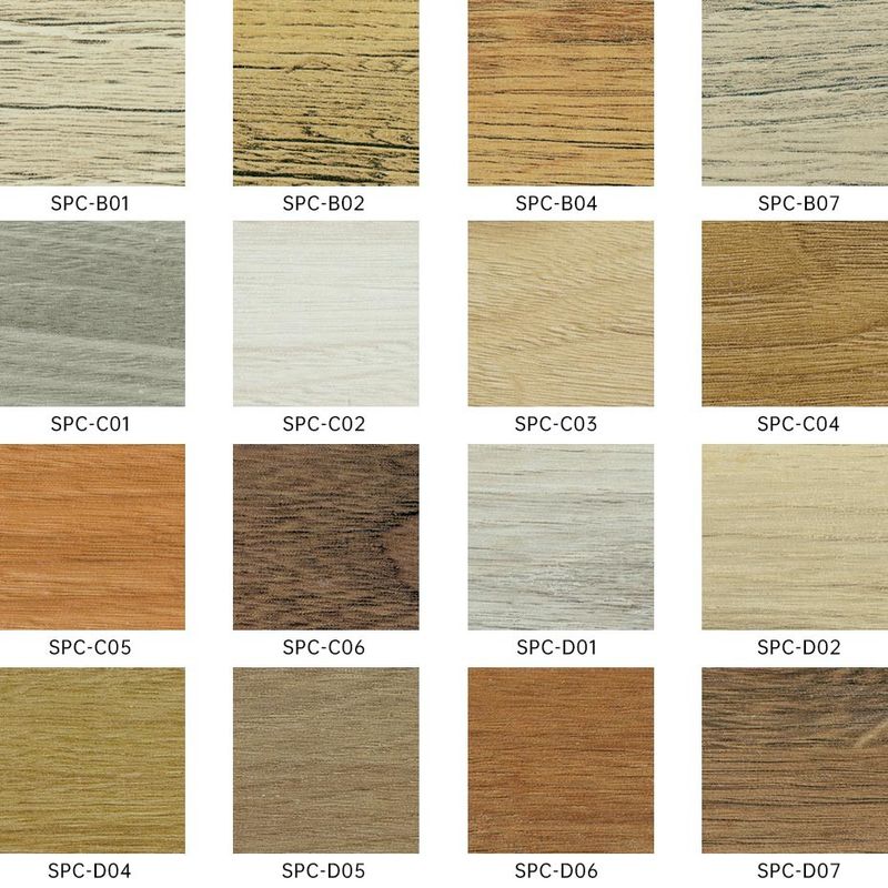 Γεωργία SPC με εύκολη εγκατάσταση πλακάκια PVC βινυλίου για περιοχές υψηλής κυκλοφορίας