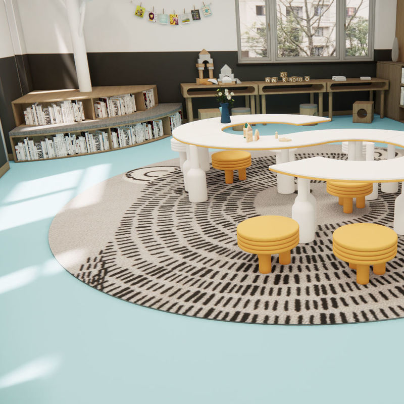 Ετερογενές δάπεδο PVC για περιοχές υψηλής κυκλοφορίας και υψηλής υγρασίας