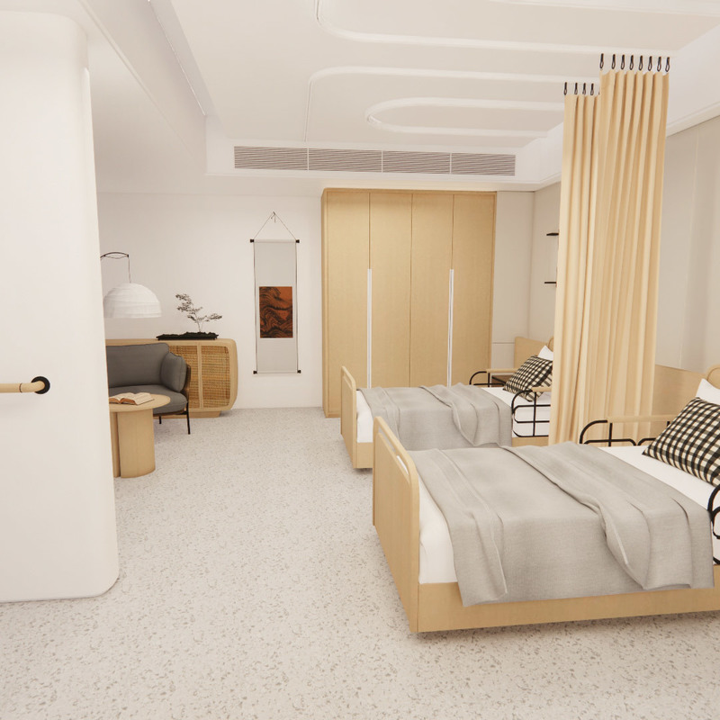 Εύκολο καθαρισμό αντιμικροβιακό ομοιογενές δάπεδο βινυλίου για γηροκομεία