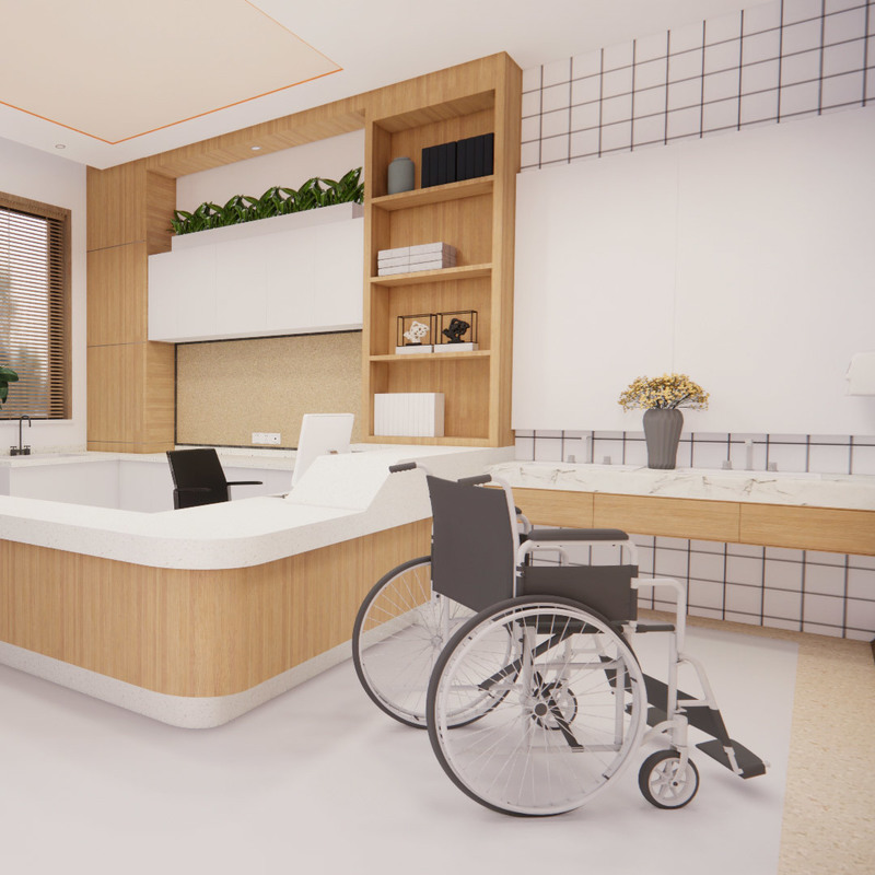 Εύκολο καθαρισμό αντιμικροβιακό ομοιογενές δάπεδο βινυλίου για γηροκομεία