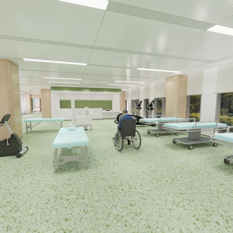 Η σειρά Lumina Health/Infinity: Αντιμικροβιακά και εύκολα καθαρά εμπορικά δάπεδα για γηροκομεία