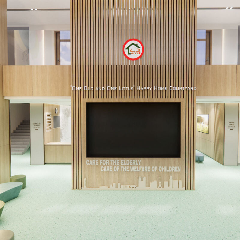 Flexible Homogeneous Sheet Flooring with Easy Installation for Nursing Home Renovations