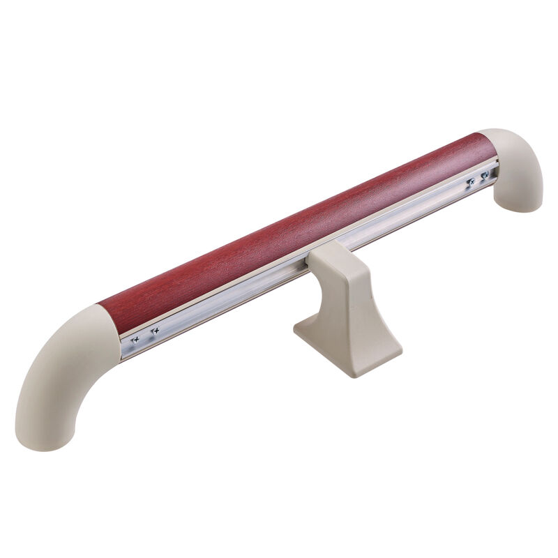 Relle Impact-Resistant Wood Grain Corridor Handrail | Antibacterial, Easy-to-Clean for Care Facilities