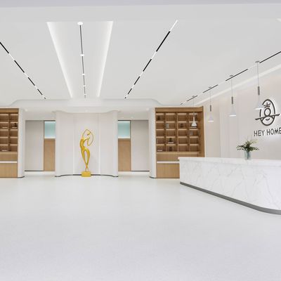 3.0mm πάχος Ομοιογενές πάτωμα Βιώσιμη υψηλή αντοχή στα λεκέτα